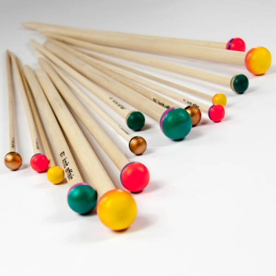knitting needles straight multi color