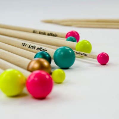 knitting needles straight single color