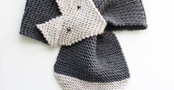 Fox Scarf knitting pattern | Gina Michele